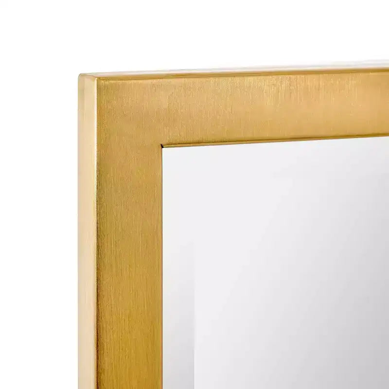 Head West 16"x26" Brushed Gold Recessed Medicine Cabinet with Beveled Mirror