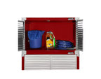 Mobiletto superiore impilabile in acciaio da 30"L x 18"P x 18,5"A con rivestimento anti-impronte