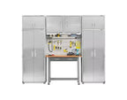Mobiletto superiore impilabile in acciaio da 30"L x 18"P x 18,5"A con rivestimento anti-impronte