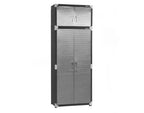Mobiletto superiore impilabile in acciaio da 30"L x 18"P x 18,5"A con rivestimento anti-impronte