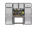 Mobiletto superiore impilabile in acciaio da 30"L x 18"P x 18,5"A con rivestimento anti-impronte