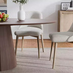 Tavolo rotondo da pranzo in legno massello 170 cm
