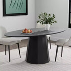 Tavolo rotondo da pranzo in legno massello 170 cm