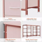 Comò e porta TV con 10 cassetti in MDF e struttura in metallo con presa di corrente 120 x 70 x 39 cm