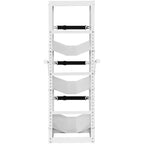 VEVOR Refrigerant Tank Rack, with 3 x 30-50lb Bottle Tanks, Cylinder Tank Rack 14.64x13.97x46.06 in, Refrigerant Cylinder Rack Gas Cylinder Racks