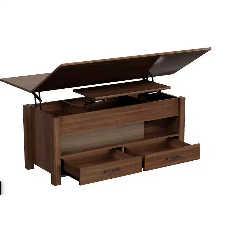 MDF Lift Top Coffee Table 39.4x19.7x19.3-25.5