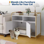 Mobile per lettiera per gatti in legno 95 cm