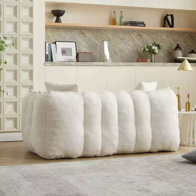 Chenille Bean Bag Chair 25''H x 35''W x 66''D
