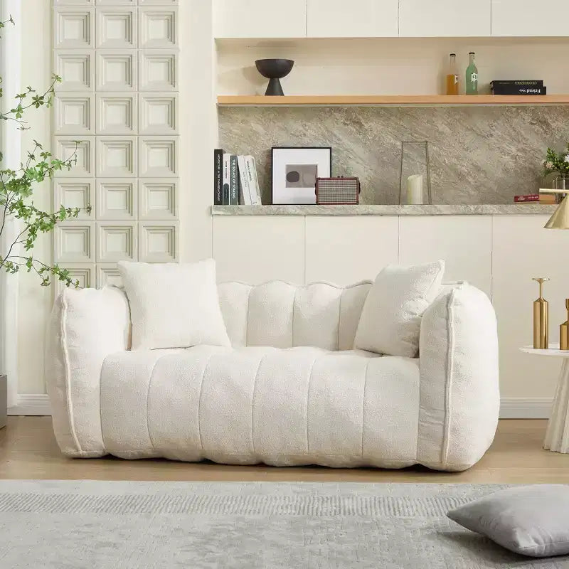 Chenille Bean Bag Chair 25''H x 35''W x 66''D