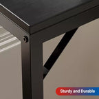 Consolle in metallo e MDF 99,8 x 23,1 x 79,8 cm