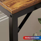 Consolle in metallo e MDF 99,8 x 23,1 x 79,8 cm