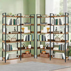 Scaffale in metallo e MDF a 6 livelli da 170 cm