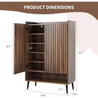 Scarpiera in MDF 74,6 cm x 37 cm x 110 cm