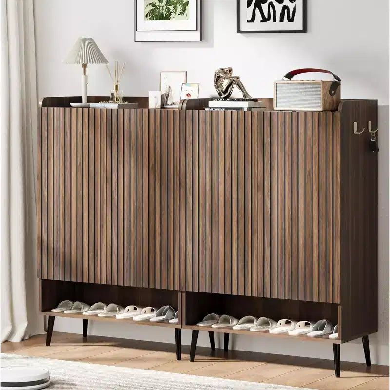 MDF Shoe Cabinet 29.4'' x 14.6'' x 43.3''