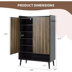 Scarpiera in MDF 74,6 cm x 37 cm x 110 cm