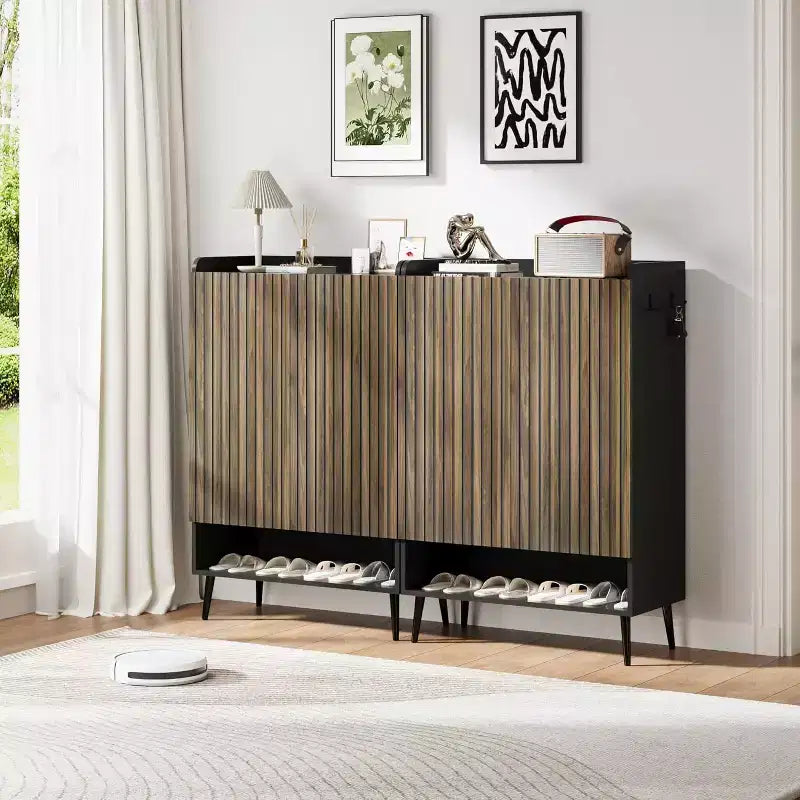 MDF Shoe Cabinet 29.4'' x 14.6'' x 43.3''