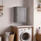 Pensile da Bagno in Composito di Legno 50 cm