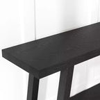 Console 2 ripiani in MDF con ripiano inferiore 180 cm