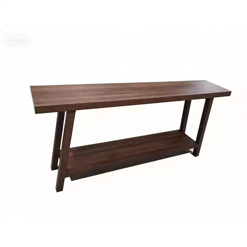 MDF 2-Tier Console Table with Lower Shelf 71''