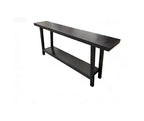 71 Long 2 Tier Farmhouse Entryway Tables - Rectangular Couch Table Behind Sofa, Accent Console Tables for Entryway, Foyer, Living Room