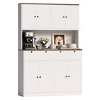 Dispensa da cucina in legno con stazione di ricarica 71''x47''