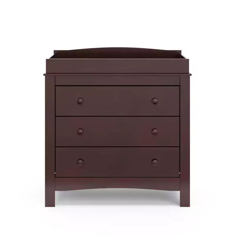 Wood 3-Drawer Chest with Removable Changing Topper 32''x18''x42''