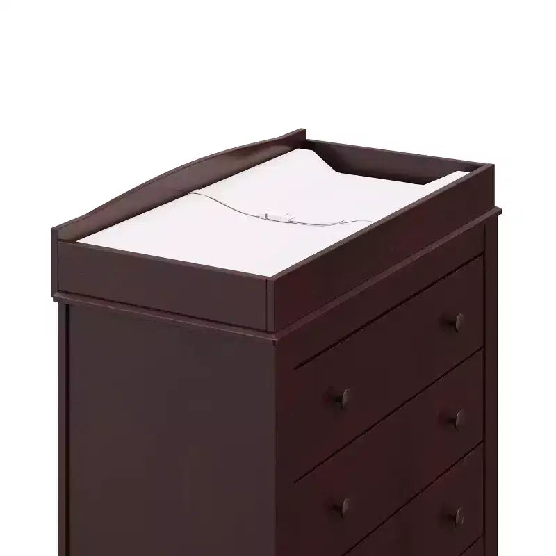 Wood 3-Drawer Chest with Removable Changing Topper 32''x18''x42''