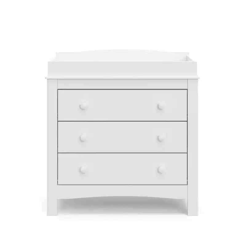 Wood 3-Drawer Chest with Removable Changing Topper 32''x18''x42''