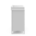 Cassettiera in legno a 3 cassetti con fasciatoio rimovibile 81x46x107 cm