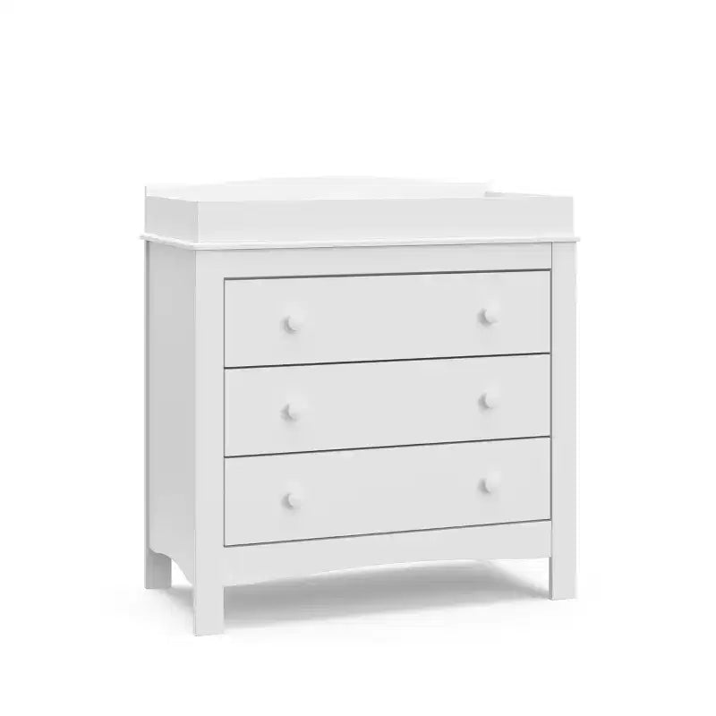 Wood 3-Drawer Chest with Removable Changing Topper 32''x18''x42''