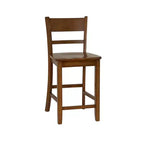 Linon Torino Villa Counter Height Barstool Walnut