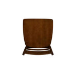 Sgabello da bar in legno di gomma con schienale a doghe, altezza bancone, 61 cm