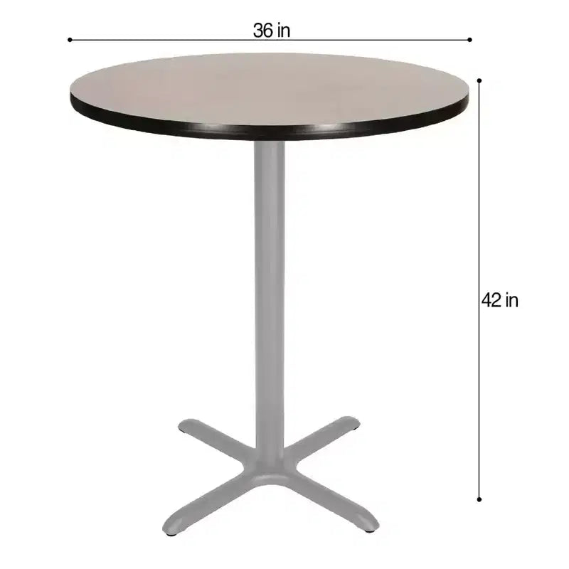 Hampden Furnishings 42" Bennet Collection Round with X Base Dining Bar Height Table
