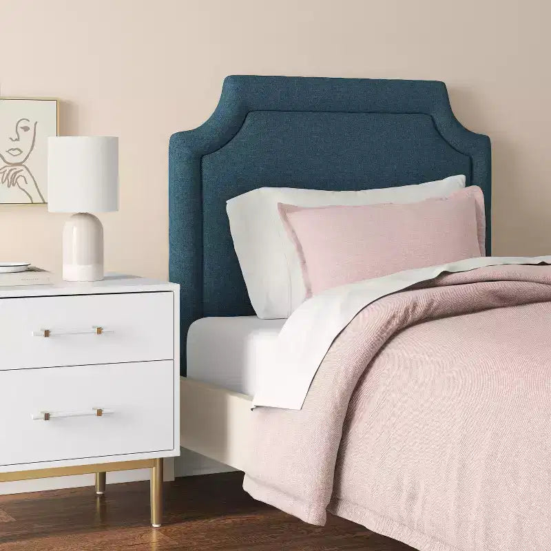 Hardwood Twin Wall-Mounted Upholstered Headboard 40.5''x33''